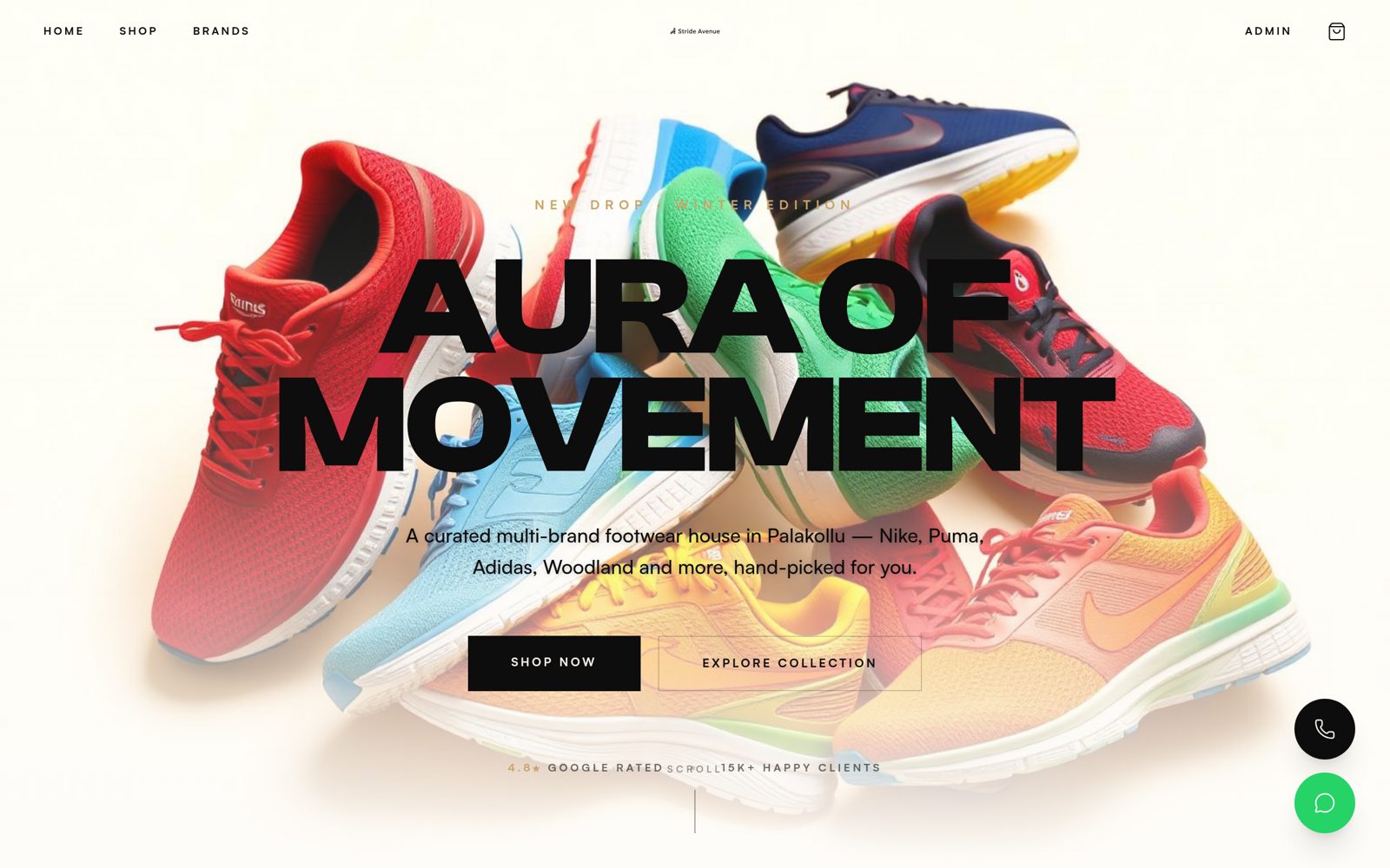 E-commerce mockup